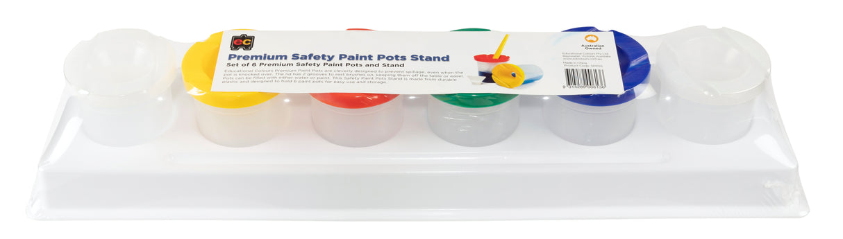 Premium Safety Paint Pot Stand Set - Educational Vantage