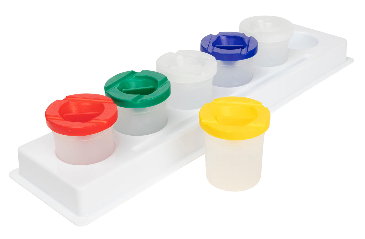 Premium Safety Paint Pot Stand Set - Educational Vantage