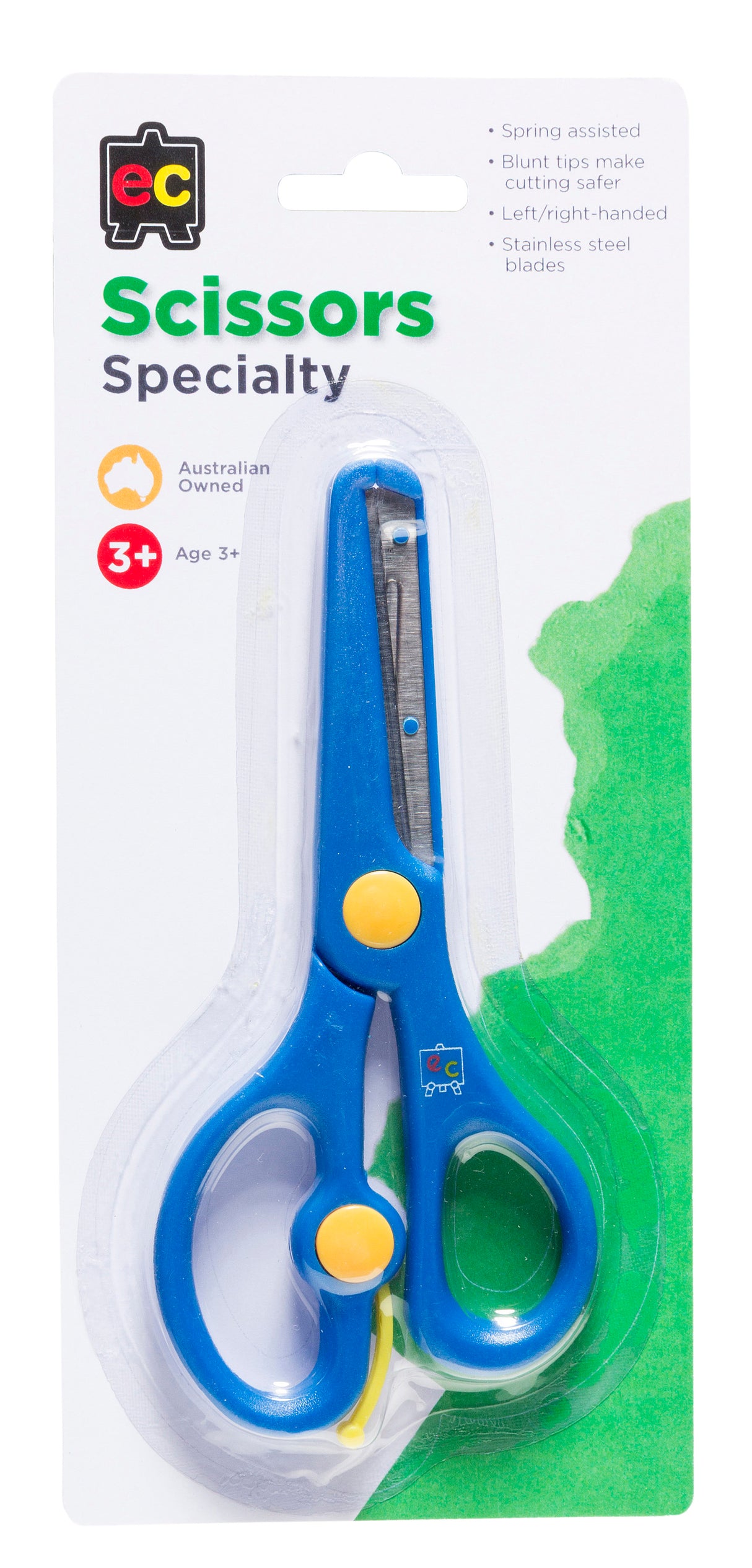 Safety Scissors - Spring Assisted 13.5cm - Educational Vantage