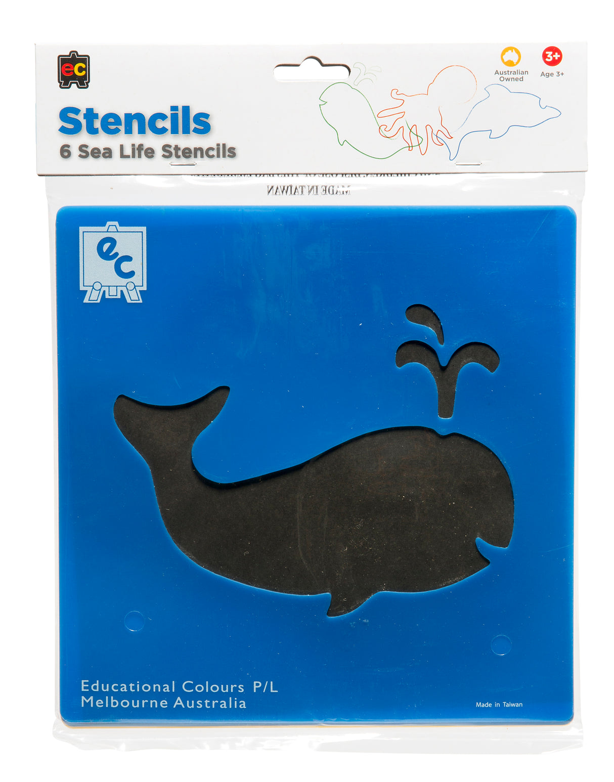 Sea Life Stencils - Educational Vantage