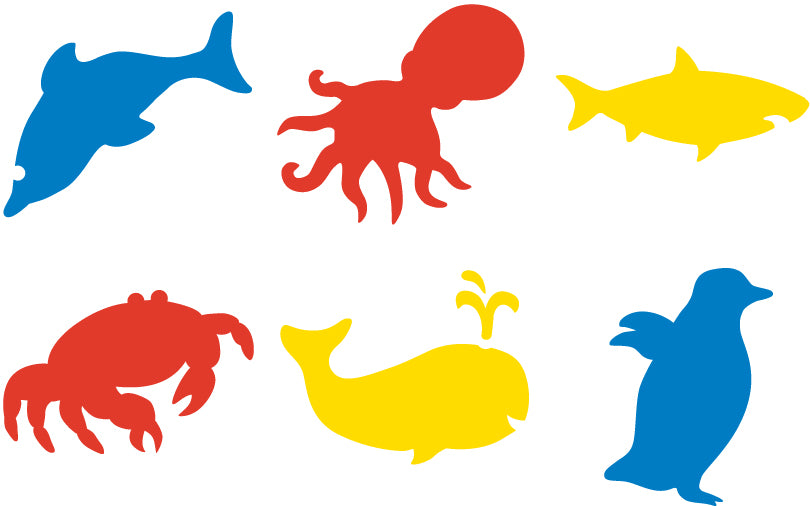 Sea Life Stencils - Educational Vantage