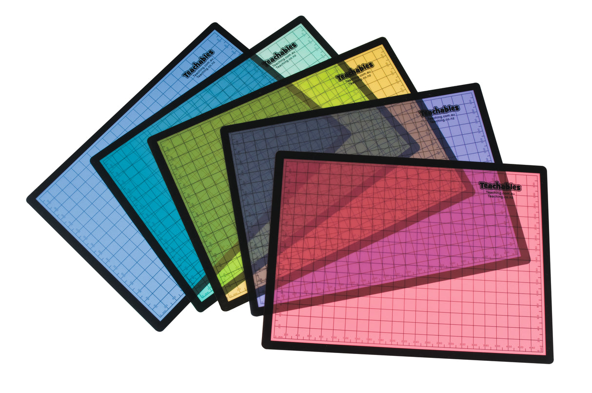 Teachables Easy Clean Messy Mats - Pack of 5 - Educational Vantage