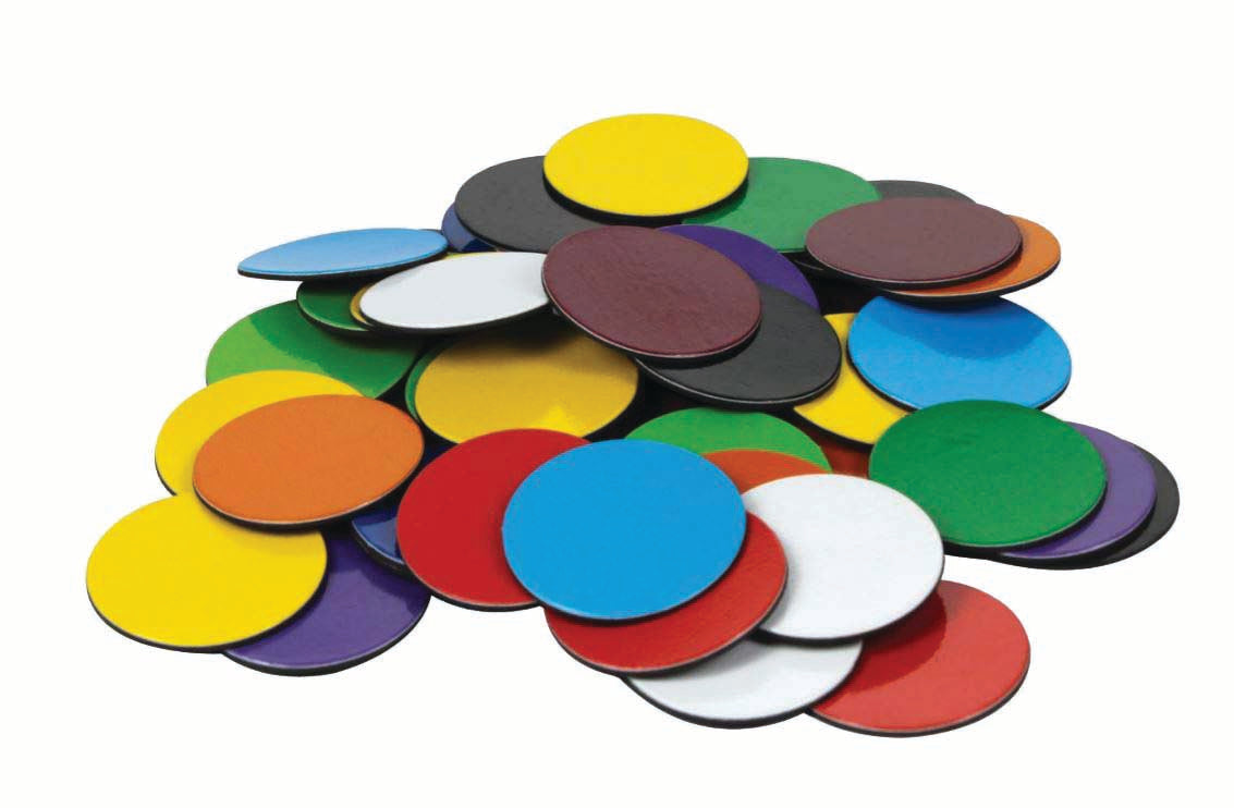 Teachables Magnetic Counters – 25 mm, Set of 100 - Educational Vantage