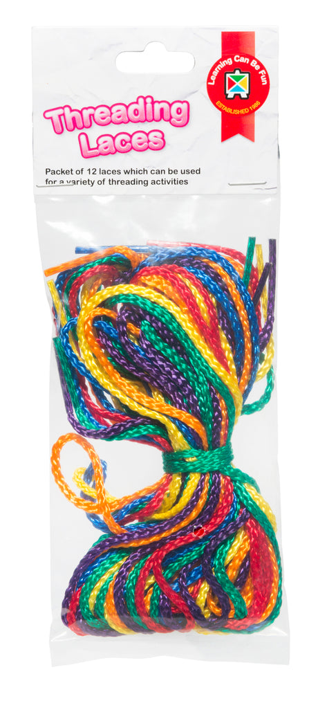 Threading Laces Packet of 12 - Educational Vantage