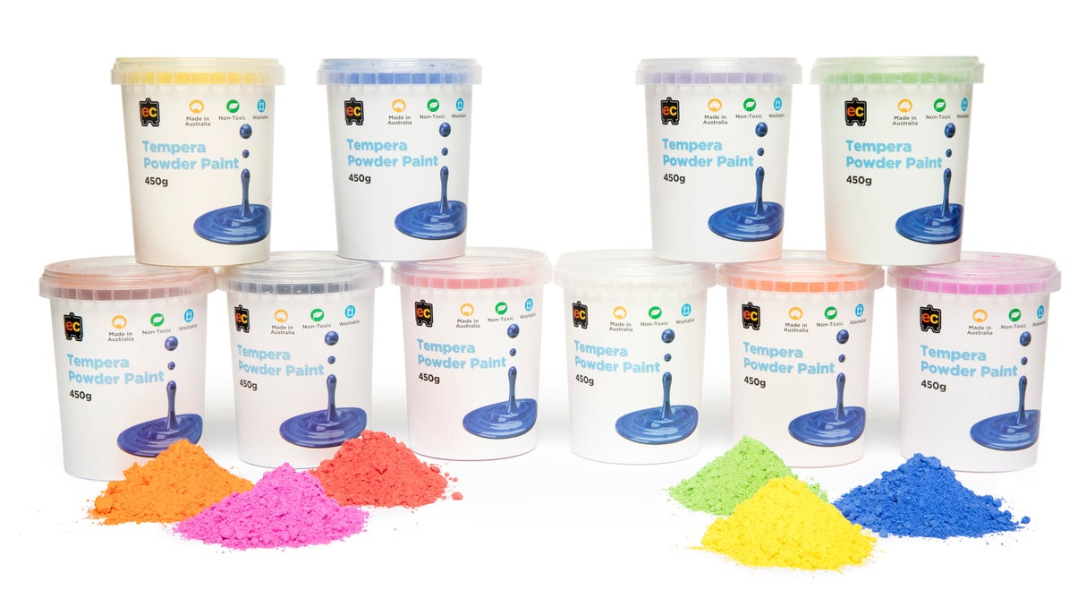 Tempera Powder Paint (450g) - Educational Vantage