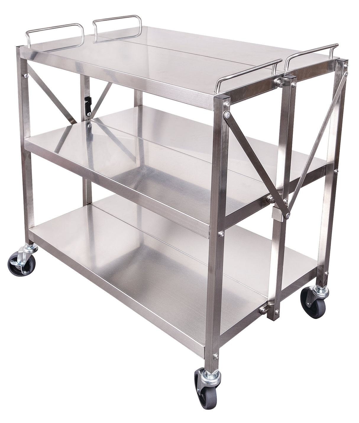 Classroom Foldable Metal Trolley - Educational Vantage