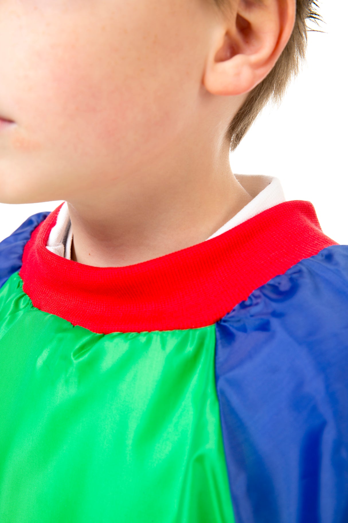 Toddler Smock Green and Blue (ages 2-4) - Educational Vantage