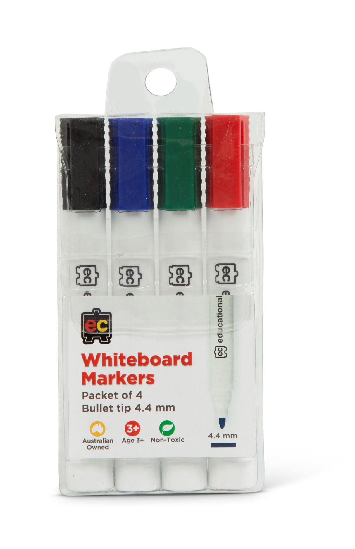 Whiteboard Marker Pack of 4 - Educational Vantage