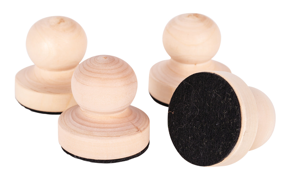 Wooden Button Baron Brayer Pack of 10 - Educational Vantage