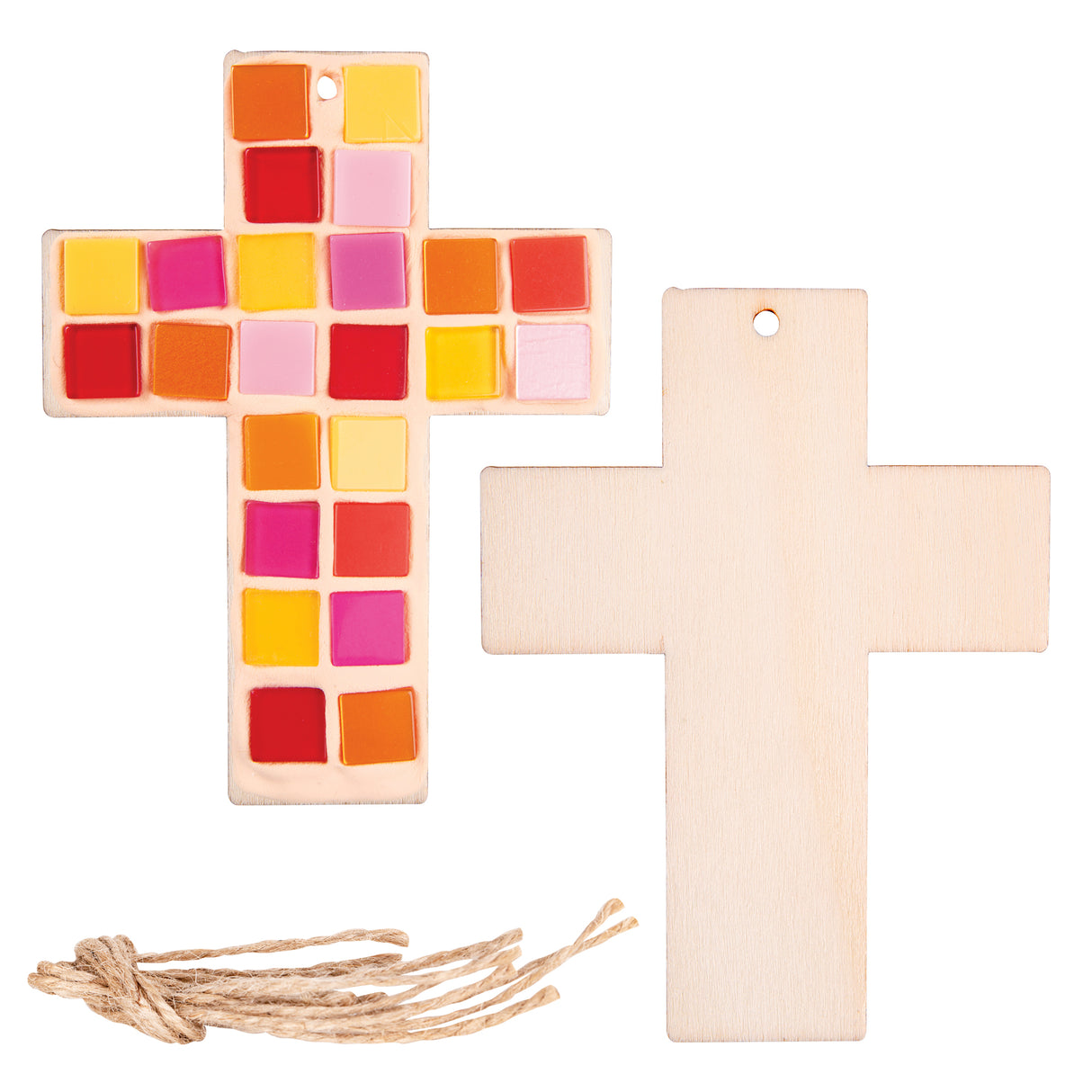 DIY Wooden Cross Decoration Pack of 20 - Educational Vantage