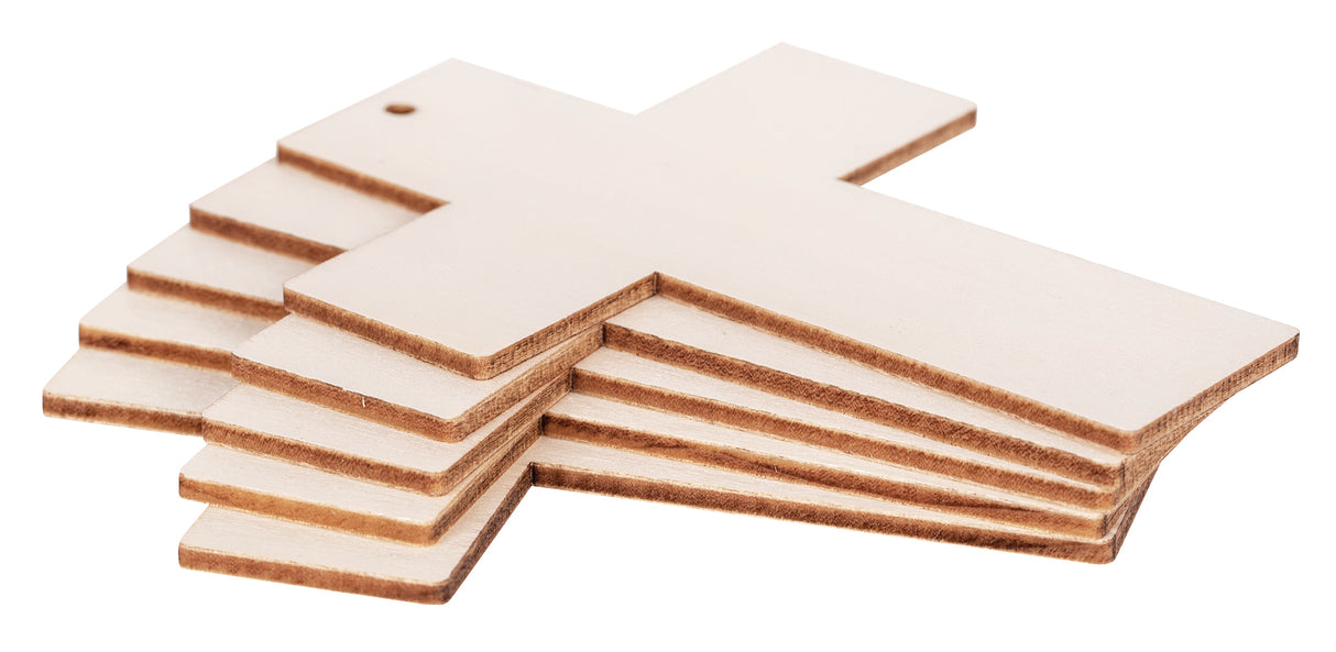 DIY Wooden Cross Decoration Pack of 20 - Educational Vantage