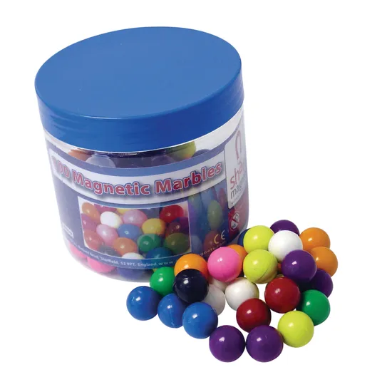 Magnetic Marbles in Tub - Set of 100 - Educational Vantage