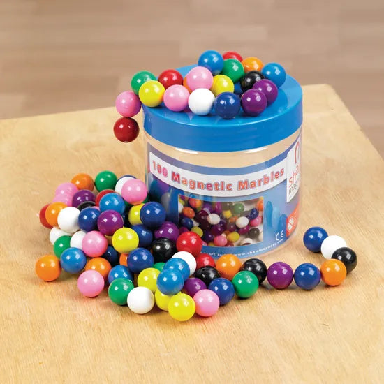 Magnetic Marbles in Tub - Set of 100 - Educational Vantage