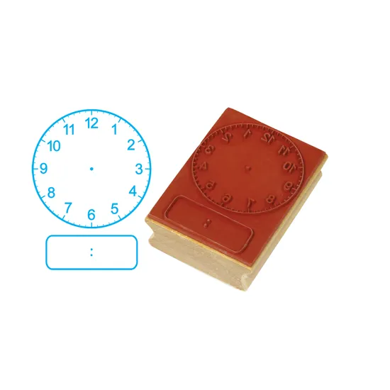Stamp Clock Dig/Ana hrs/min - Educational Vantage