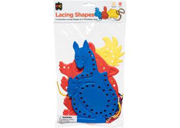 Aust Animals Lacing Set 1 | Educational Vantage