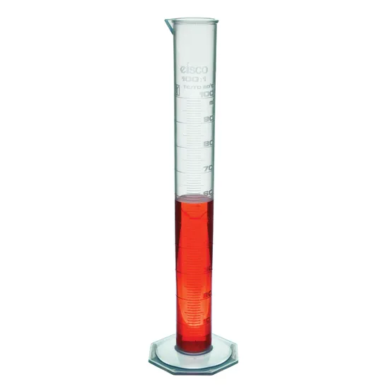 Graduated Cylinder - Polypropylene - 100ml - Educational Vantage