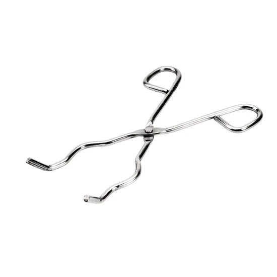 Crucible Tongs with Bow Stainless Steel 20cm - Educational Vantage