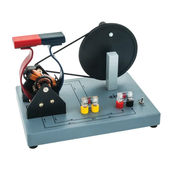 AC DC Motor Generator Demo - Educational Vantage