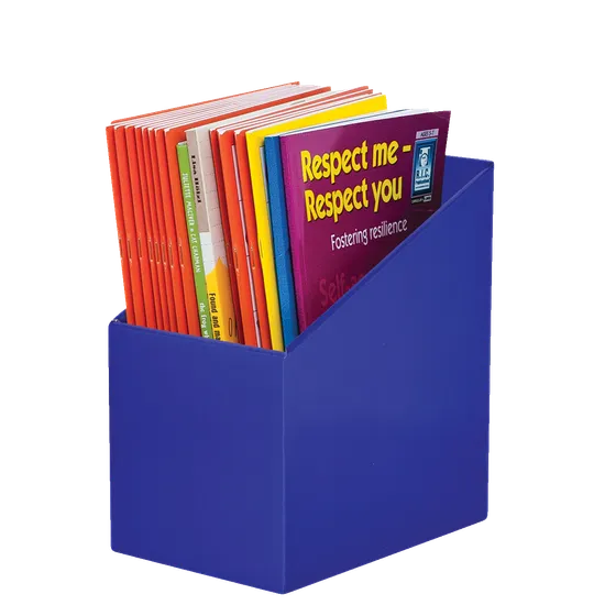 Book Box - Pack of 5 - Dark Blue - Educational Vantage