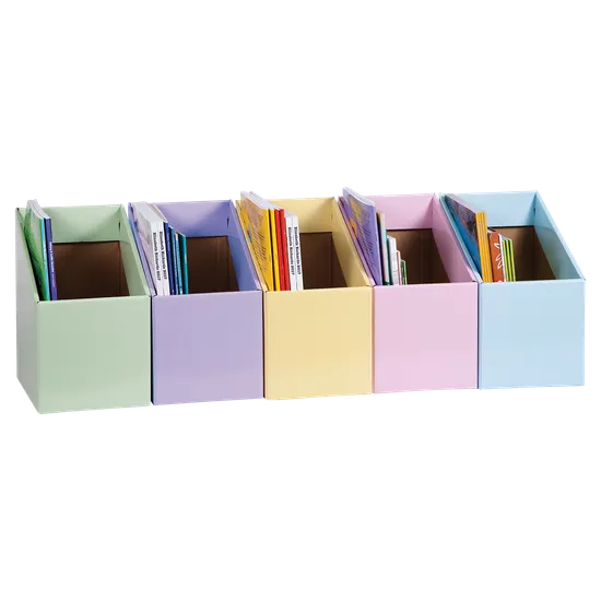 Book Box - Pack of 5 - Pastel - Educational Vantage