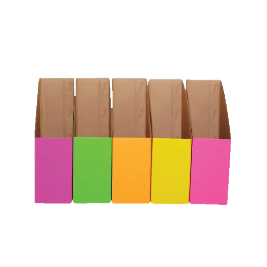 Magazine Box - Pack of 5 - Fluoro Mix - Educational Vantage
