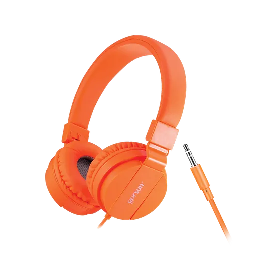 Folding Headphones - Orange - Educational Vantage