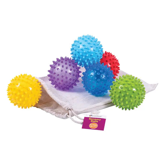 Sensory Balls Set Of 6 - Educational Vantage
