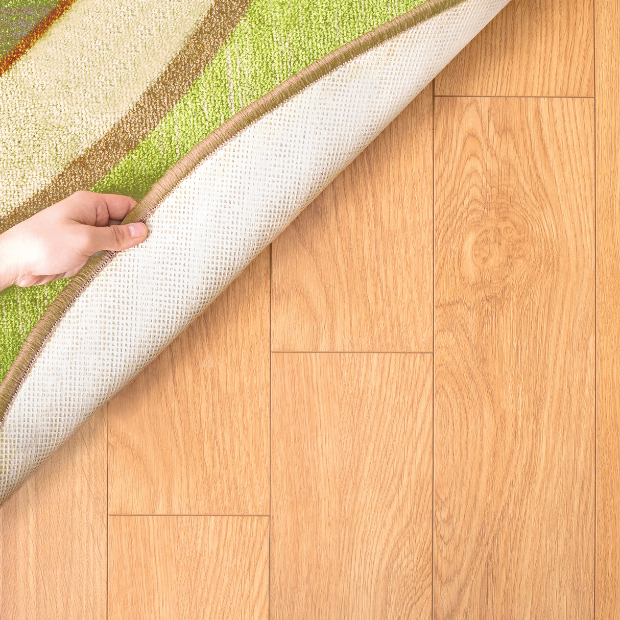 Green Oval Carpet - 274 x 183cm - Educational Vantage