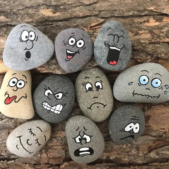 Emotion Story Stones - 10 pc - Educational Vantage