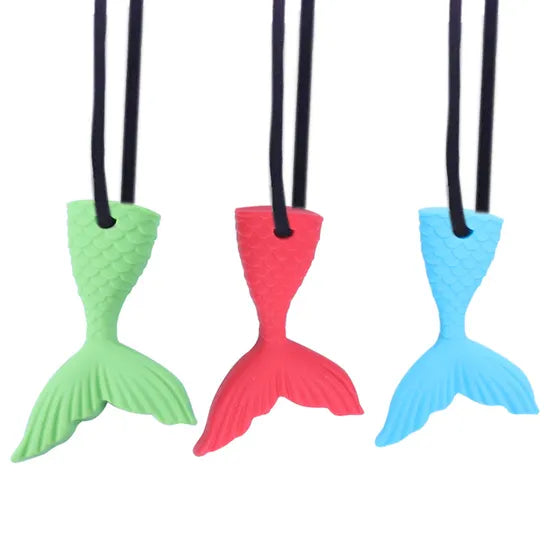 Silicone Chewable Necklace Set of 5 - Educational Vantage