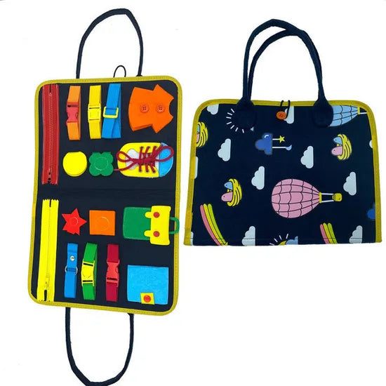 Sensory Practical Ability Busy Book - Educational Vantage