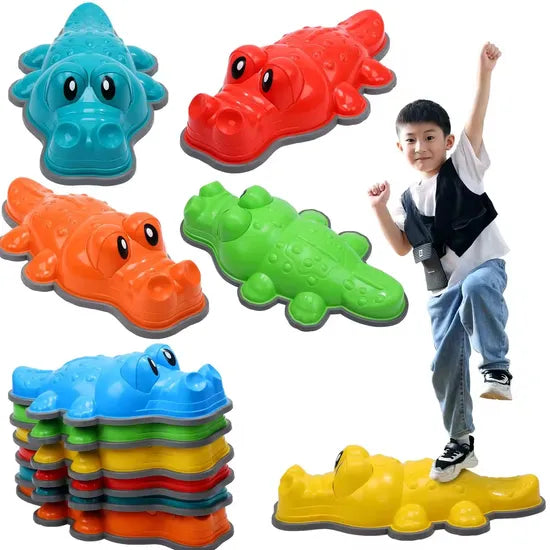 Crocodile Balance Stones Set of 6 - Educational Vantage