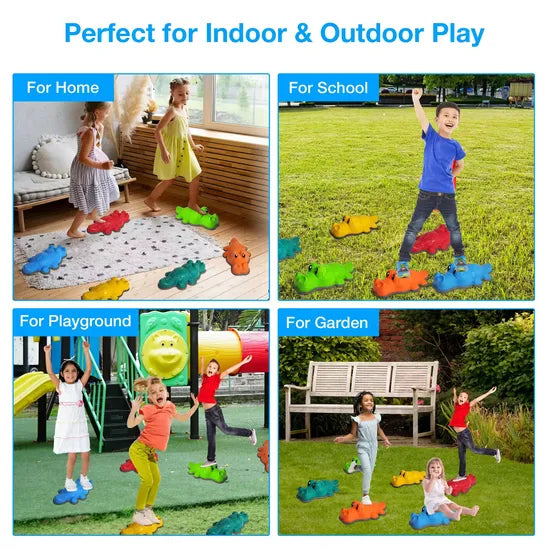 Crocodile Balance Stones Set of 6 - Educational Vantage