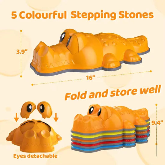 Crocodile Balance Stones Set of 6 - Educational Vantage