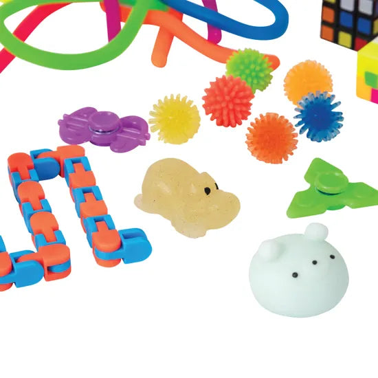 Fidget Toy Kit Set of 36 - Educational Vantage