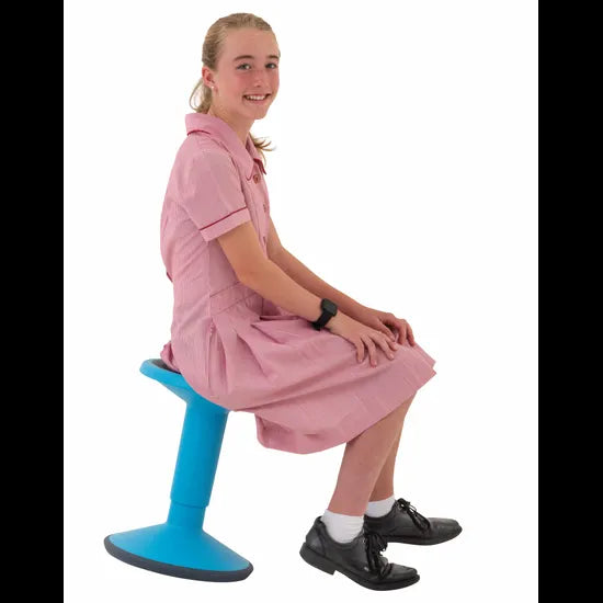 Ergerite - Height Adjustable Flexi Stool - Blue - Educational Vantage