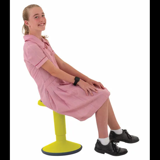 Ergerite - Height Adjustable Flexi Stool - Green - Educational Vantage
