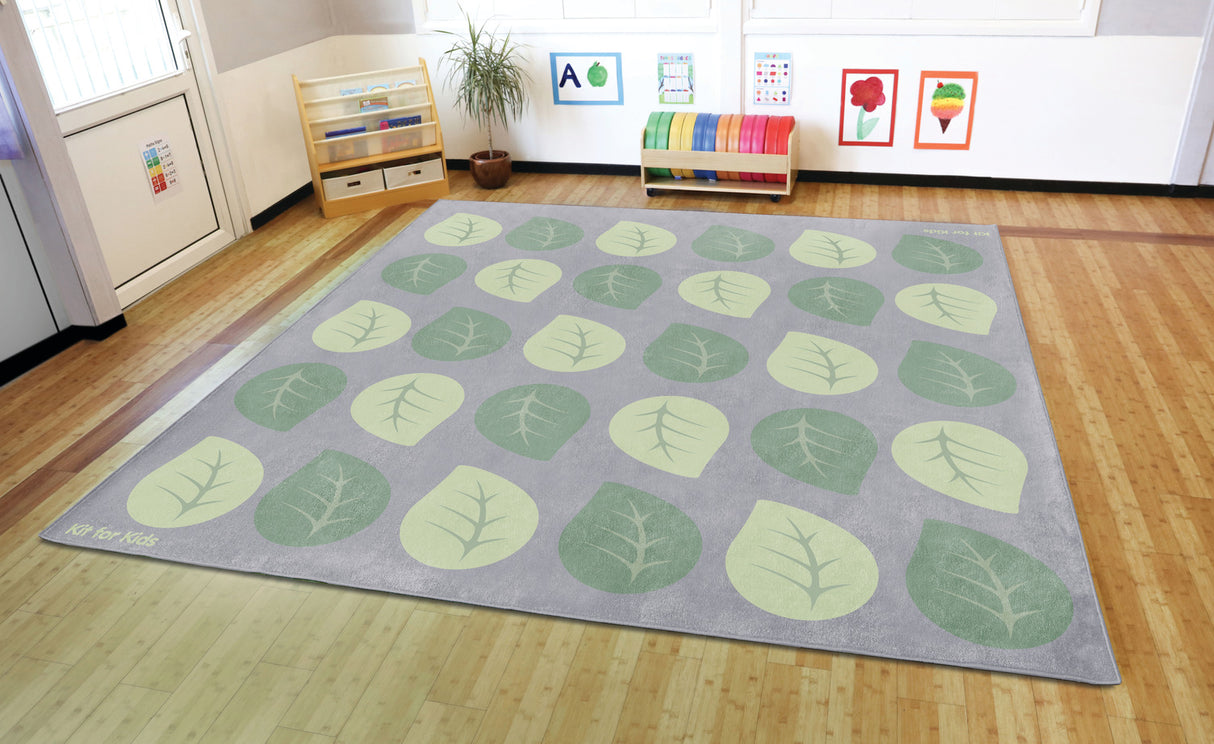 Kit for Kids - Large Leaf Carpet -300 x 300cm - Educational Vantage