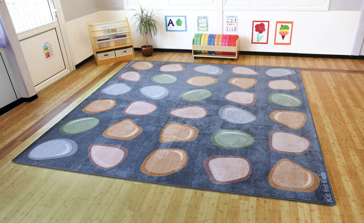 Kit for Kids - Large Pebble Carpet -300x300cm - Educational Vantage
