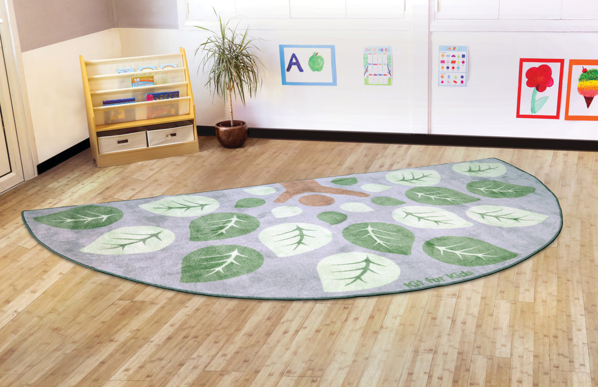 Natural World Semi-Circle Carpet -300 x 150cm - Educational Vantage