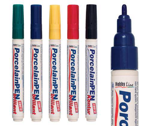 Kreul Porcelain Markers Pack of 5 - Educational Vantage