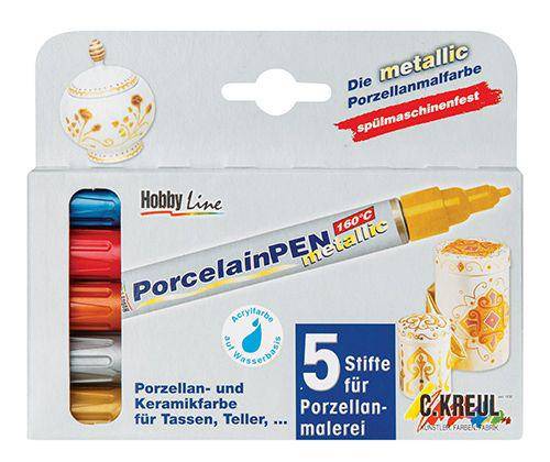 Kreul Porcelain Markers Pack of 5 - Educational Vantage