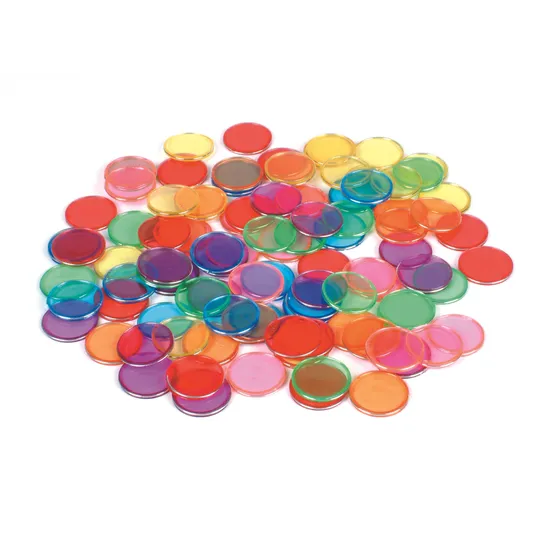 Steel Ringed Chips - 100 Pieces - Educational Vantage