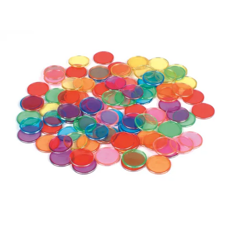 Steel Ringed Chips - 100 Pieces - Educational Vantage