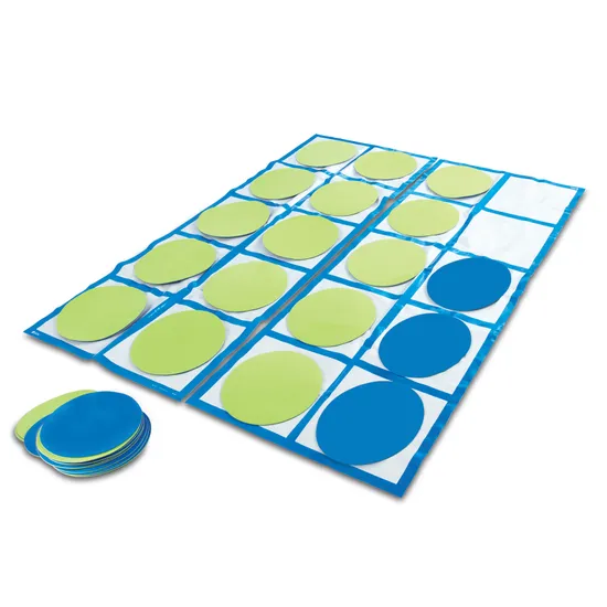 Ten-Frame Floor Mat Set - Educational Vantage