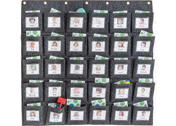 Parent Communication Pockets - 30 Grey - Educational Vantage