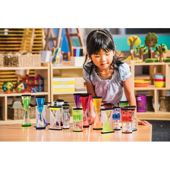 Reverse Sand and Liquid Timers - Set of 6 - Educational Vantage