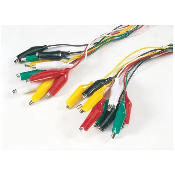 Alligator Clips with Lead Wire PK10 - Educational Vantage