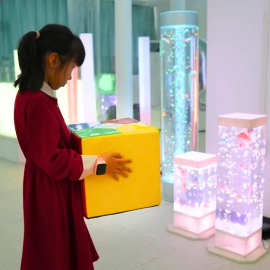 Bubble Tube 183cm & Extra Large Remote Cube - Educational Vantage