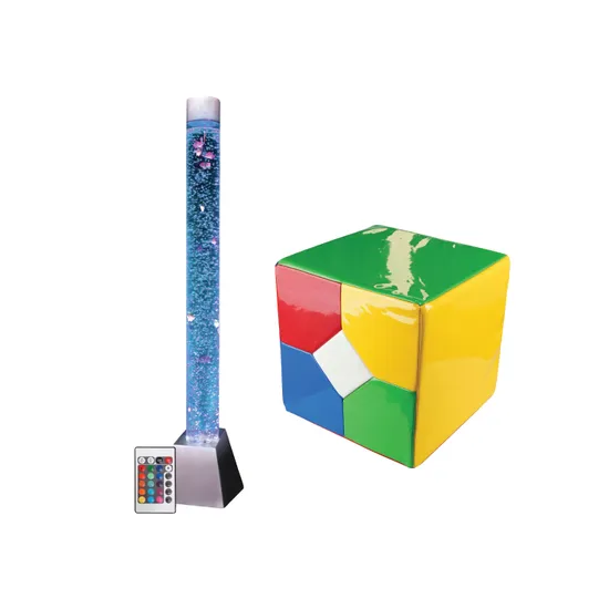 Bubble Tube 183cm & Extra Large Remote Cube - Educational Vantage